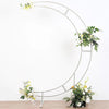 Large Half Moon Wedding Arch Metal Frame Backdrop Stand Party Props Flowers Rack