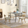 Extendable Kitchen Table, Drop Leaf Folding Dining Table for Small Space, Grey
