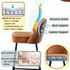 2X Breakfast Bar Stools Thickened Pad Linen Dining Chairs for Counter Kitchen