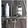 Bathroom Thermostatic Mixer Shower Set Square Black Twin Head Exposed Valve New