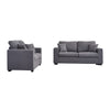 Luxury 2, 3 Seater Linen Fabric Couch Sofa Armchair with 2 Pillows Living Room
