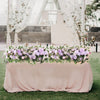 Wedding Artificial Rose Flower Row Arch Floral Ornament Background Arrangement