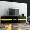 Modern 69.7 inch TV Stand TV Unit Cabinet Entertainment Center RGB LED Lights