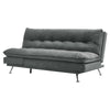 Luxury Upholstered 3 Seater Convertible Sofa Bed Recliner Sleeper Chaise Lounger