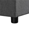 Sectional Sofa with Chaise L-Shaped Reversible Sofa Bed with Storage Dark Gray