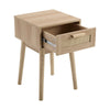 Dusk Isla Bedside Table 1 Drawer Nightstand Natural RRP £599