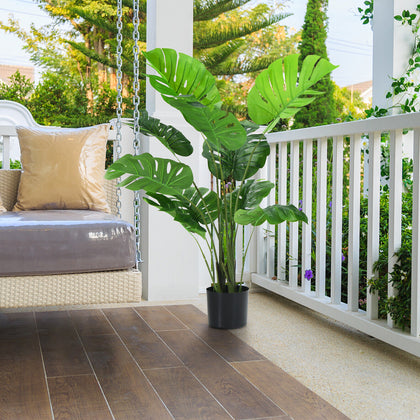 1.2 Meter Artificial Monstera Plants for Indoor Decoration