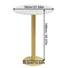 Heavy Duty Real Marble Round Bar Table Home Party Kitchen Club Pub Bar Station