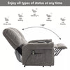Electric Riser Recliner Chair Adjustable Bed Message Sofa Armchair w/ Cup Holder
