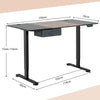 Electric Standing Desk Sit to Stand Table Height Adjustable Computer Workstation