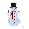 4ft 100LED 20 Lanterns Cashmere Fabric Retractable Snowman Garden Snowman Decora