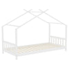 Solid Pine Wood 160cm Kids Children House Frame Single Bed Toddler Bedstead
