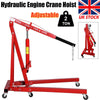 2 Ton Hydraulic Folding Engine Crane Stand Jack Workshop Hoist Lift Lifter Heavy