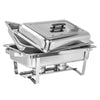 4-Pack 9L Chafer Silver Chafing Dish Buffet Set Stainless Steel Food Warmer Set