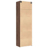 Storage Cabinet Brown Oak 70x42.5x225 Engineered Wood F5M0