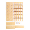 Wall Mounted Spray Bottle Holder Wooden Aerosol Can Storage Rack for Van Garage