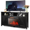 59’’ TV Stand Modern Farmhouse TV Cabinet Media Console Table with Barn Doors