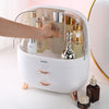 Large Cosmetic Skincare Storage Box 2 Drawers Bathroom Dressing Makeup Organiser