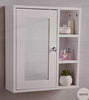 Bathroom Mirror Cabinet Storage Organizer Wall Mounted with Adjustable Shelves
