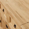 Corona Sideboard 3 Door 3 Drawer Mexican Solid Waxed Pine Furniture Storage Unit