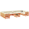 Swpsd Sofa Set Wooden 11 Piece Garden Furniture Set Patio Seating K9O0