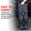 Heavy Duty Plastic Car Ramps 2.5 Ton Capacity 1 Pair Vehicles Garage Car Service