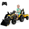 12V Battery Kids Ride On Tractor Children Electric Excavator with Remote Control