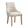 1/2/4/6 Dining Chairs Armchair High Back Linen/Velvet Upholstered Wood Legs Home