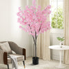COSTWAY 190cm Tall Artificial Cherry Blossom Tree Faux Floral Plant 1170 Flowers