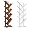 Bookcase Tree Bookshelf Tall Floor Standing Book Shelf 34 x 20 x 116 cm