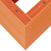 Garden Planter Wax Brown 90x40x68.5 Solid Wood Pine B3C8