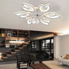 Modern Ceiling Fan with Light Dimmable Ceiling Fan Remote Control 6 Wind Speeds