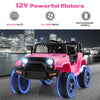 Electric Kids Ride On Car 12V Ride On Truck with Remote Control-Pink
