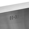 Large 1.5 Bowl Square Inset Stainless Steel Kitchen Sink with Right Hand Drainer