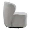 Rotating Single Sofa Swivel Cuddle Armchair White Teddy Boucle Accent Tub Chairs