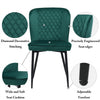 Dining Chairs Set of 2 pcs Kitchen Counter Chairs with Backrest and Padded Seat