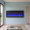 Wall Insert / Wall Mounted 60inch Electric LED Fireplace Inset Fire Living Room