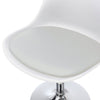 Breakfast Bar Stools Faux Leather Swivel Gas Lift Kitchen Pub Chairs Chrome Base