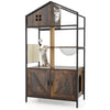 Multi-level Cat Condo Furniture for Indoor Cats Brown