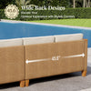 Outdoor Furniture Rattan Furniture Patio Conversation Set Outdoor Wicker Sofa