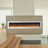 60in Home Electric LED Fire Wall Fireplace Insert Mounted/ Built-in Fire Heater