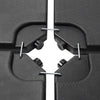 Patio Parasol Base Sets Offset Cantilever Umbrella Sun Shade Rainproof Canopy