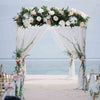 Artificial Wedding Rose Flower Row Top Table Backdrop Arch Arrangement Wall Deco