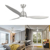 52inch Ceiling Fan with LED Light Reversible Blades Remote Control Timer 6 Speed