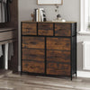 Chest Of Drawers Storage Unit 10 Drawers Metal Handles Bedroom Furniture