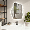 LUVODI Cloud LED Bathroom Mirror with Lights Anit-Fog, Dimmable, Memory Function