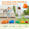 Toddlers Kids Stepping Stone 5Pcs Outdoor Sensory Toy-Multicolor