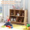 5-Cubby Kids Toy Storage Organizer Wooden Children Bookcase Bookshelf