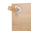 1 Door Compact Wooden Bedroom Bedside Cabinet Nightstand Side Table Storage Unit