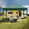 Pop-up Gazebo 3x3M Outdoor Garden Canopy Heavy Duty Waterproof Tent + 4 Sidewall